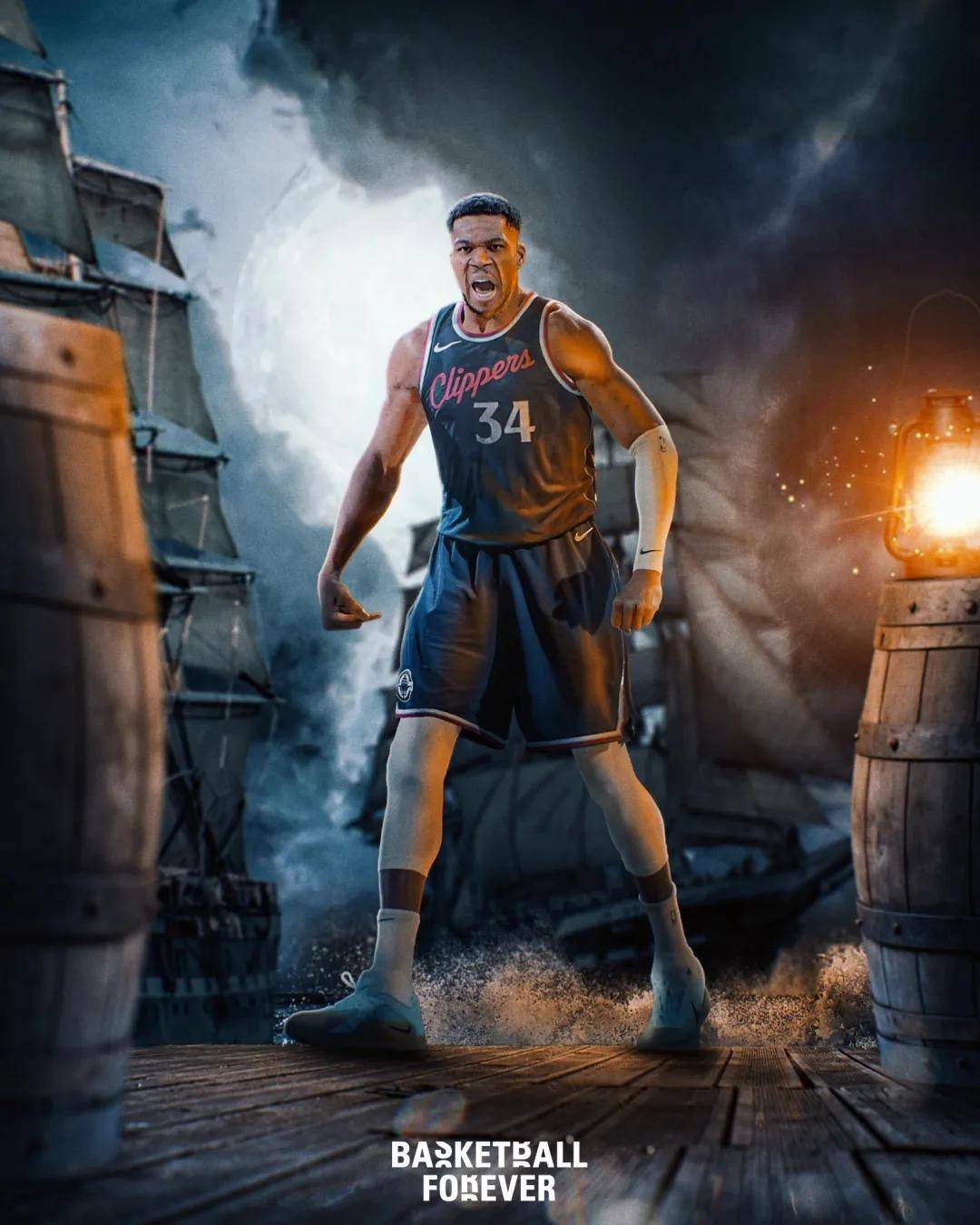 哇塞！曝快船未来目标字母哥！NBA交易市场第一大牌