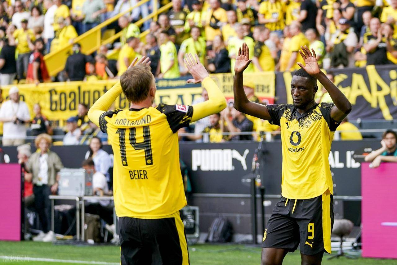 多特蒙德3-0柏林联合，赛后评分：多特蒙德9号排第一